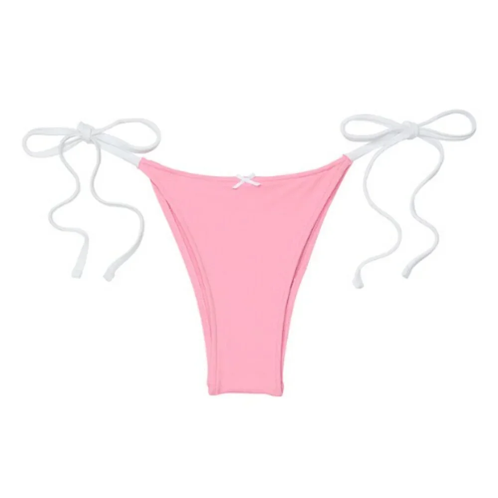 New! Frankie's Bikinis x PINK Taffy Rosemary string Bikini Bottom XS 1554